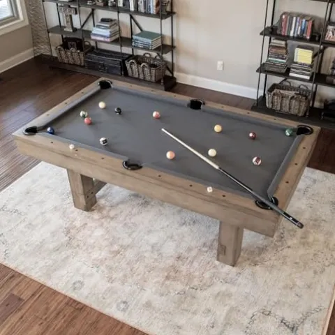 Chamberlain Game Tables Smoky Mountain Nights 7′ Pool Table Rustic Grey