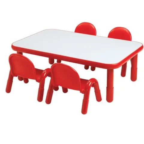 Children’s Factory Angeles Baseline Kids Activity Table 60″x30″ with 14″ Legs Green