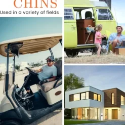 CHINS 48V 100Ah LiFePO4 Golf Cart Battery with Bluetooth & Charger