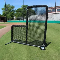 Cimarron Sports Outdoor Practice 7×7#84 Premier L-Net and Frame Black Stainless Steel