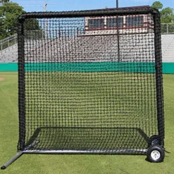 Cimarron Sports Outdoor Practice 7×7#84 Premier Fielder Net and Frame Black Stainless Steel