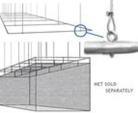Cimarron Sports Steel Suspended Batting Cage Frames Multicolor 70″x14