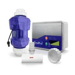 CircuPool EDGE40 Salt Chlorine Generator | USA-Made | 7 Year Warranty | Electronic System for Pools up to 40,000 Gallons