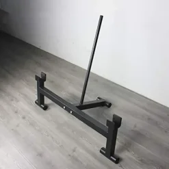 CKIDS Barbell Deadlift Bar Jack Double Grooved – Load/Unload Weight Plates, Olympic Bar for Deadlifts & Weight Training