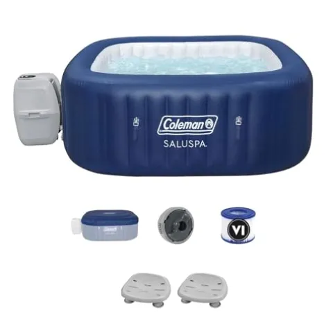 Coleman SaluSpa Atlantis AirJet Hot Tub with 140 Jets & 2-Pack Spa Seats