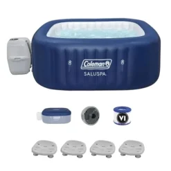 Coleman SaluSpa Atlantis AirJet Square Hot Tub with 140 Soothing Jets