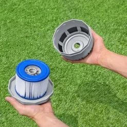 Coleman SaluSpa 4-Person Inflatable Hot Tub with 120 AirJets Black