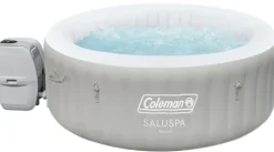 Coleman Tahiti EnergySense AirJet Inflatable Hot Tub Spa Gray