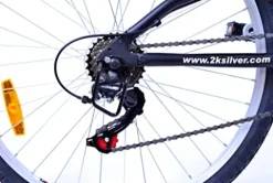 Columba Alloy Folding Bike 18 Speed Double Suspension Black 26 inch