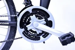 Columba Alloy Folding Bike 18 Speed Double Suspension Black 26 inch