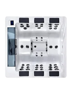 Comfort Hot Tubs 6 Person Luxury Outdoor Portable Spa 44 Jets