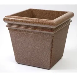 Commercial Zone StoneTec 18″ Planter Ashtone