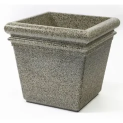 Commercial Zone StoneTec 18″ Planter Ashtone