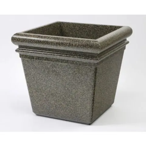 Commercial Zone StoneTec Series Square Planter Box Aspen