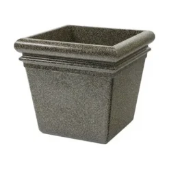 Commercial Zone StoneTec Series Square Planter Box Aspen