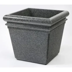 Commercial Zone StoneTec Series Square Planter Box Aspen