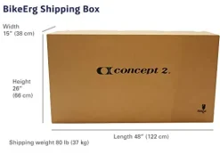 Concept2 BikeErg 2900 Stationary Exercise Bike Black