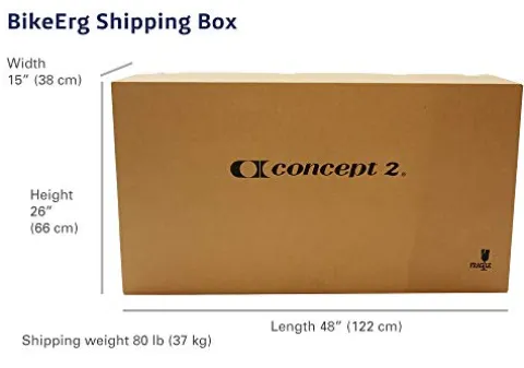 Concept2 BikeErg 2900 Stationary Exercise Bike Black