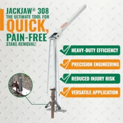 Construction Accessories, Inc. JackJaw 308 Heavy-Duty Tent Stake Puller