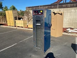 Cooler Depot Commercial Dehydrator 30 Tray Large Capacity 18X24X64 Inches Grey