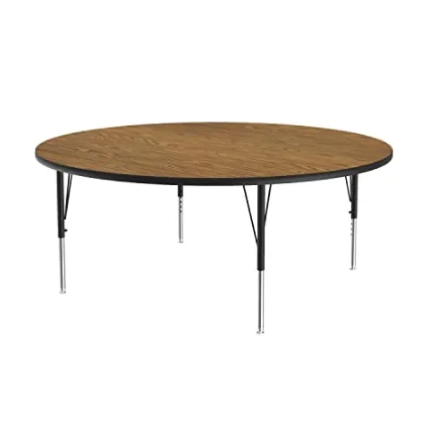 Correll High Pressure Top Activity Table A60-RND-06 Medium Oak