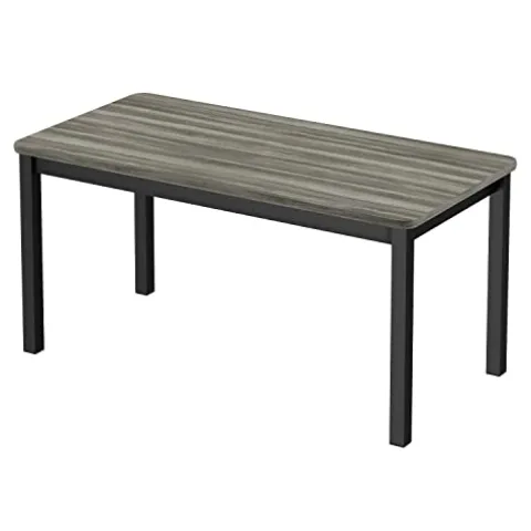 Correll Library Table New England Driftwood Black