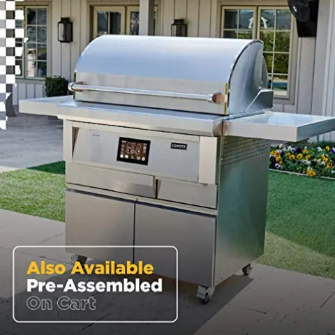 COYOTE OUTDOOR LIVING 36″ Built-in Pellet Grill Stainless