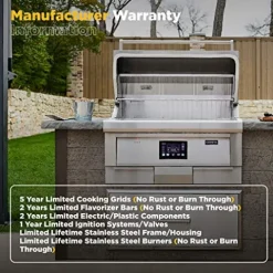 COYOTE OUTDOOR LIVING 36″ Built-in Pellet Grill Stainless