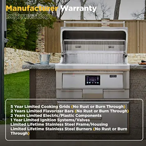 COYOTE OUTDOOR LIVING 36″ Built-in Pellet Grill Stainless