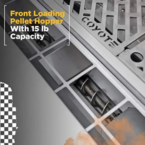 COYOTE OUTDOOR LIVING 36″ Built-in Pellet Grill Stainless