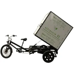 Cozytrikes Electric Box Cargo Bike Black
