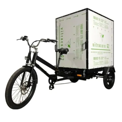 Cozytrikes Electric Box Cargo Bike Black