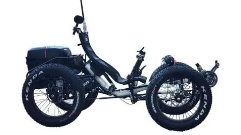 Cozytrikes Fat Tire Electric Quadricycle Black