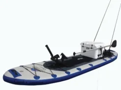 Creek Osprey SUP Inflatable Fishing Stand Up Paddle Board Blue/Grey