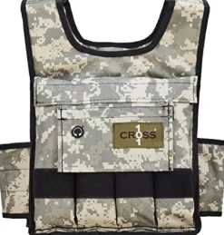 CROSS101 Adjustable Weighted Vest Camouflage