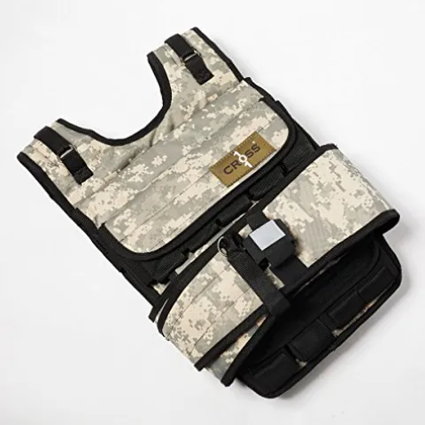 CROSS101 Weighted Vest with Shoulder Pads Option