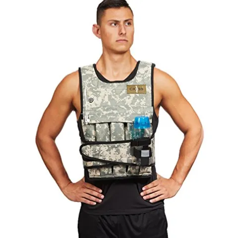 CROSS101 Weighted Vest with Shoulder Pads Option