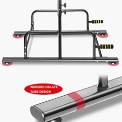 CSDM.AI Fitness Household Horizontal Bars Adjustable Height Pull Up & Dip Station