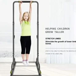 CSDM.AI Fitness Household Horizontal Bars Adjustable Height Pull Up & Dip Station