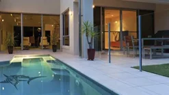 Custom Mosaics, Inc. Tribal Marlin Porcelain Swimming Pool Mosaic 60″ x 49″ Blue