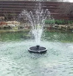 Custom Pro 5200 Floating Fountain Aerator with 5200 GPH Pump and 108 LED White Ring Light