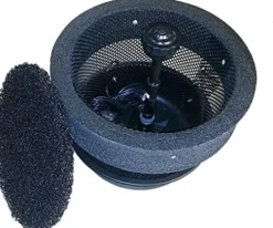 Custom Pro 3000 Floating Pond Fountain Aerator Silver