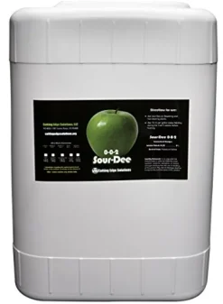Cutting EDGE CES3306 Sour-Dee Fertilizer Hydroponic Nutrients 55 Gallon White