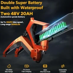 Cybervelo EK6 Max Pro Electric Bike Orange