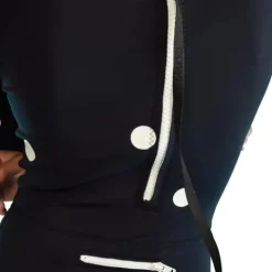 Cynthia Rowley Cruz Wetsuit Black and White Large