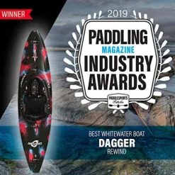 Dagger Whitewater Kayak Small | River Kayak for Class 1-5 Rivers | 8′ | Cosmos