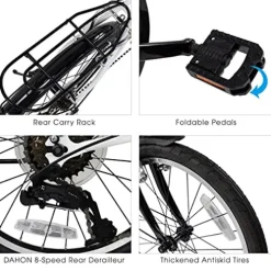 Dahon Dream D6 Folding Bike White