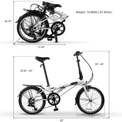Dahon Dream D6 Folding Bike White