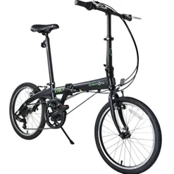 Dahon VYBE D7 Folding Bike Lightweight Aluminum Frame 7-Speed 20” Black