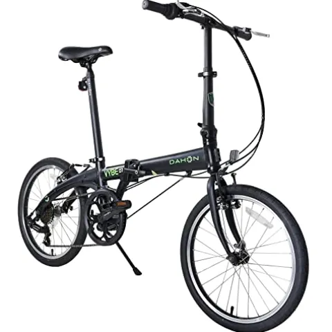 Dahon VYBE D7 Folding Bike Lightweight Aluminum Frame 7-Speed 20” Black